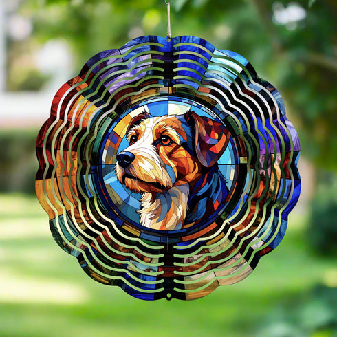 Border Terrier Wind Spinner